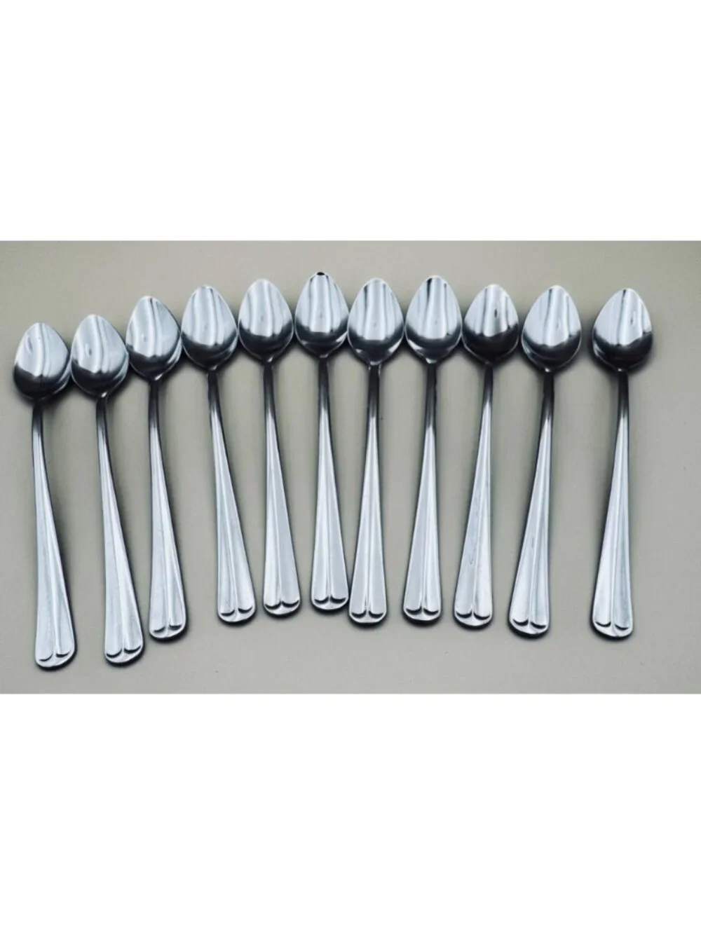 11 Farberware BROOKFIELD Iced Tea Spoons Center Ridge Indonesia 7 1/2